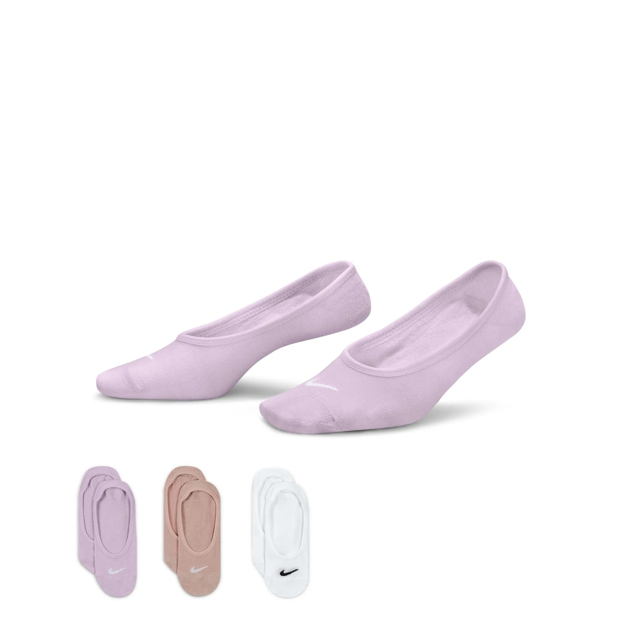 Women's Nike Everyday Lightweight No Show 3-Pack Socks