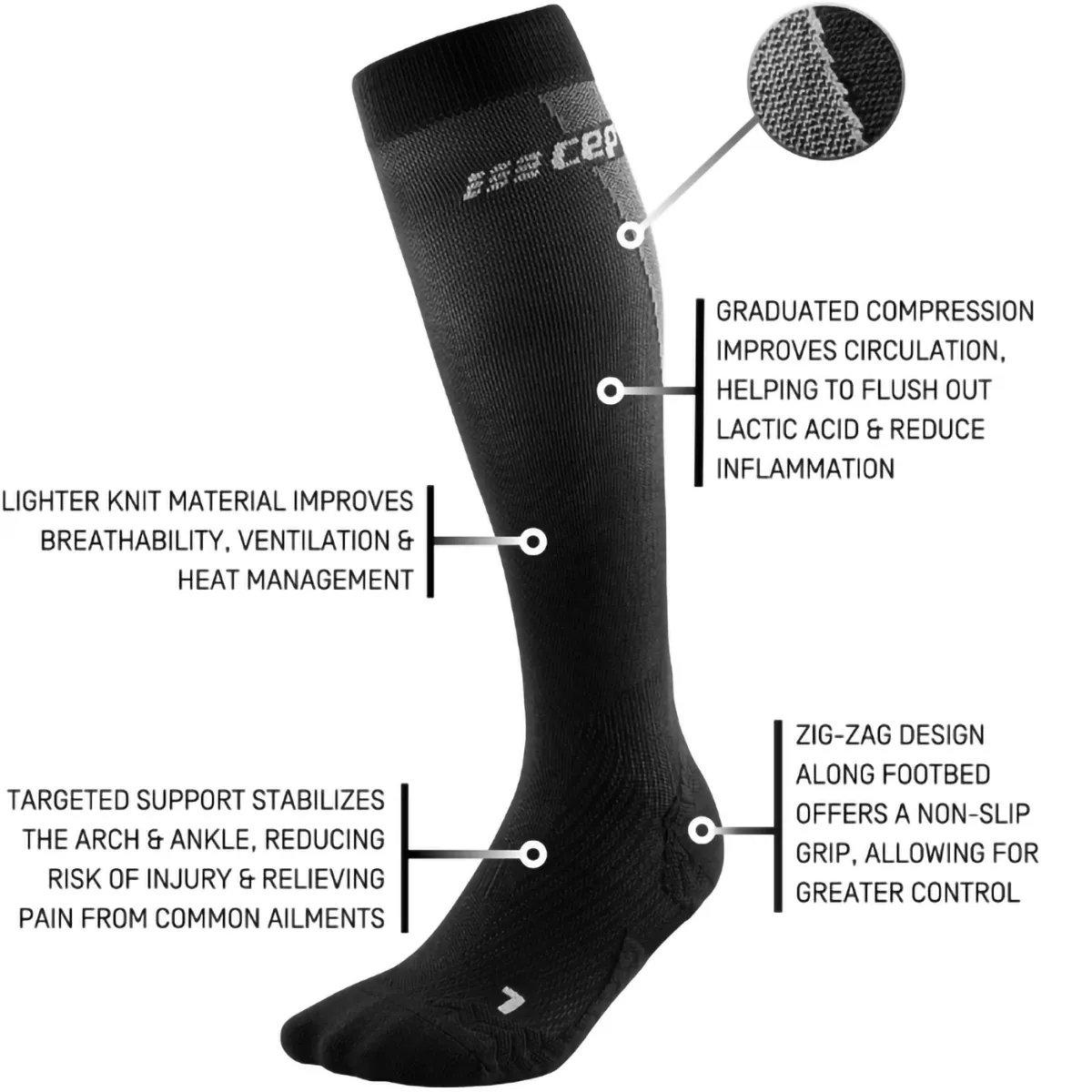 Women's UltraLight Tall Compression Socks